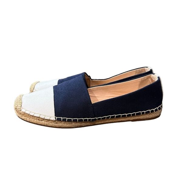 J. Crew Navy and White Espadrilles - Picture 3 of 14